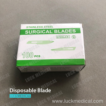 Disposable Surgical Scalpel With Plastic Handle